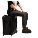 Tabouret valise coiffure et esthtique noir