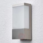 Applique d?extérieur carrée led kirana en inox Applique d?extérieur carrée led kirana en inox