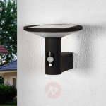 Applique d?extrieur led ronde jersy, pan. solaire