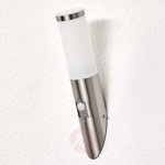 Applique inox avec dtecteur de mouvement kristof
