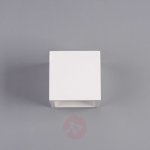Applique led marita en forme de d en pltre