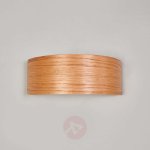 Applique murale led bois rafailia, aspect naturel