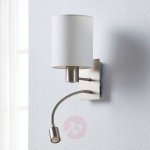 Applique en tissu shajan avec liseuse led Applique en tissu shajan avec liseuse led