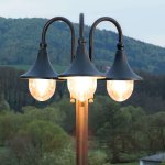 Candlabre daphn  trois lampes