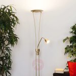 Lampadaire led yohann élégant laiton mat Lampadaire led yohann élégant laiton mat