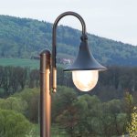Lampadaire noir daphn