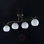Plafonnier � quatre lampes leanda