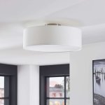 Plafonnier sebatin en tissu, couleur crème Plafonnier sebatin en tissu, couleur crème