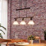 Suspension led noire eleasa, easydim