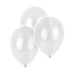 12 ballons transparents 28 cm