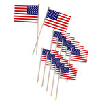 12 petits drapeaux usa 25 x 11, 5 cm