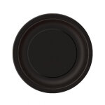 16 assiettes en carton noires 22 cm