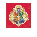 16 petites serviettes harry potter 25 x 25 cm