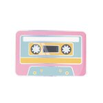 16 serviettes en forme de cassettes annes 90