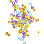 160 confettis scooby - doo 2cm