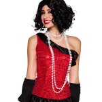 2 colliers perles blanches femme