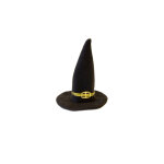 Dcoration chapeau de sorcire halloween 19, 5 x 12 cm