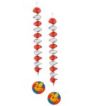 2 d�corations � suspendre chevaliers 60 cm