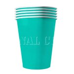 20 gobelets amricains carton recyclable turquoise 53 cl