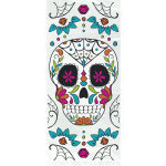 20 sachets bonbons en plastique tte de mort day of the dead 28 x 12