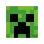 20 serviettes en papier fsc minecraft 33x33cm
