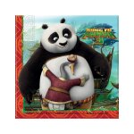 20 serviettes en papier kung fu panda 3 33 x 33 cm