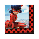 20 serviettes en papier ladybug  paris 33 x 33 cm