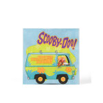 20 serviettes en papier scooby - doo 33 x 33 cm
