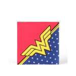 20 serviettes en papier wonder woman 33 x 33 cm
