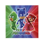 20 serviettes pyjamasques 33 x 33 cm