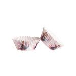 25 caissettes  cupcake en papier la reine des neiges 5 x 3 cm