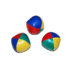3 balles jonglage colores 6 cm