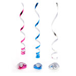 3 serpentins couleurs mtallises assorties disco