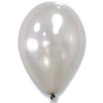 50 ballons argents mtalliss 30 cm