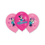 6 ballons en latex minnie