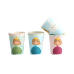 6 gobelets en carton princesse 25 cl