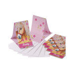 6 invitations / enveloppes chevaux