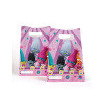 6 sacs cadeaux trolls 16, 5 x 23 cm