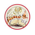 8 assiettes en carton motifs harry potter 23 cm
