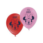 8 ballons imprims minnie 28 cm