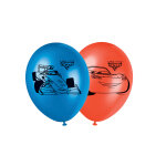 8 ballons latex cars