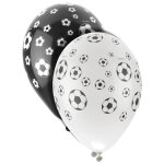 8 ballons latex foot