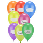 8 ballons en latex � personnaliser 30 cm