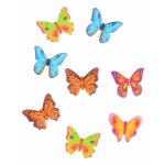 8 dcorations pour gteau papillons azyme 4 cm
