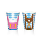 8 gobelets en carton fte de la bire 250 ml