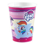 8 gobelets en carton my little pony 250 ml