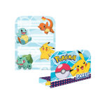 8 invitations et enveloppes pok�mon