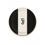 8 petites assiettes en carton juventus 18 cm