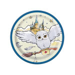 8 petites assiettes en carton motifs harry potter 18 cm