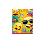 8 sacs cadeaux en plastique emoji rainbow